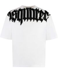 DSquared² - T-shirt girocollo in cotone - Lyst
