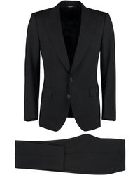 Dolce & Gabbana - Three-piece Sicily Suit In Stretch Pinstripe Wool - Lyst