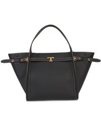 Tod's - Small Leather Shopping Handbag - Lyst