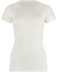 Fabiana Filippi - Cotton Knit T-shirt - Lyst