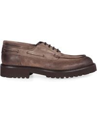 Doucal's - Leather Lace-Up Shoes - Lyst