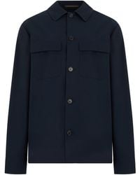 Slowear - Cotton Jacket With Buttons - Lyst