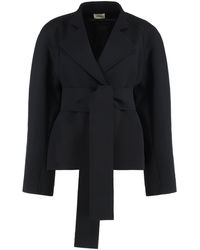KHAITE - Edith Crêpe De Chine Jacket - Lyst