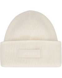 Jacquemus - Gros Grain Knitted Beanie - Lyst