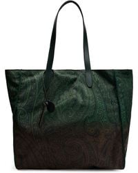 Etro - Tote Bag With Paisley Pattern Nylon - Lyst