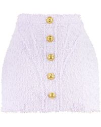Balmain - Tweed Mini-skirt - Lyst