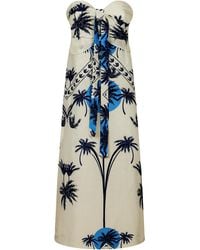 Raquel Diniz - Ipanema Linen And Silk Dress - Lyst