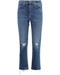 Mother - The Tomcat Cropped Skinny Jeans - Lyst