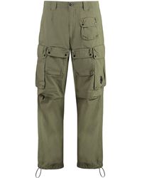 C.P. Company - Multi-Pocket Cotton Trousers - Lyst