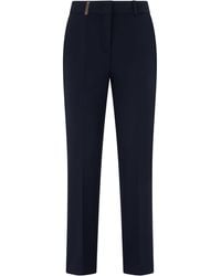 Peserico - Slim Fit Chino Trousers - Lyst