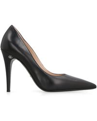 Gucci - Leather Pointy-toe Pumps - Lyst