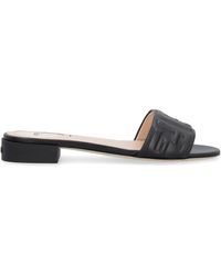 women's fendi flat sandals
