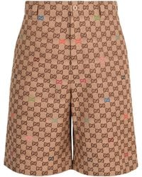 Gucci - Shorts in tessuto GG - Lyst