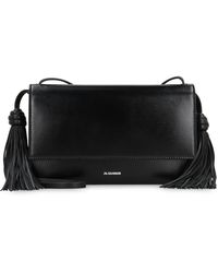 Jil Sander - Tassel Leather Crossbody Bag - Lyst