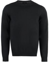 Roberto Collina - Merino Wool Crew-neck Sweater - Lyst