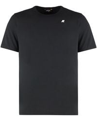 K-Way - Adame Cotton Crew-Neck T-Shirt - Lyst