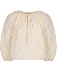 Philosophy Di Lorenzo Serafini - Gathered Blouse - Lyst