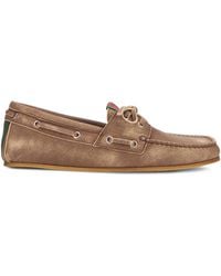 Gucci - Boat Shoes - Lyst