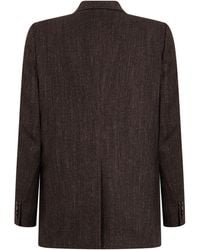 0205 Tagliatore - Tagliatore Double-Breasted Wool-Blend Blazer For - Lyst