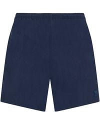 Ami Paris - Shorts With Logo - Lyst