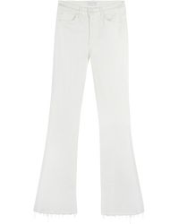 Mother - The Weekender Fray Stretch Cotton Jeans - Lyst