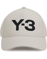 Y-3 - Cotton Cap With Logo - Lyst
