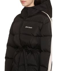 Palm Angels - Belted Full Zip Down Jacket - Lyst