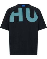 BOSS - Cotton T-Shirt With Print - Lyst
