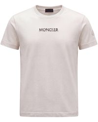 Moncler - Cotton T-Shirt With Logo - Lyst