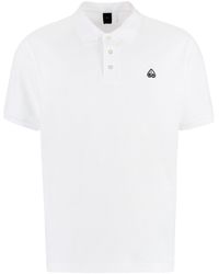 Moose Knuckles - Cotton-Piqué Polo Shirt - Lyst