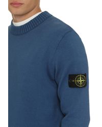 Stone Island - Cotton Crew-Neck Sweater - Lyst