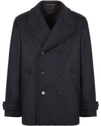 Slowear - Double-Breasted Coat - Lyst