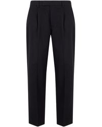 ZEGNA - Cotton And Linen Pants - Lyst