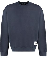 Jil Sander - Cotton Crew-neck Sweatshirt - Lyst