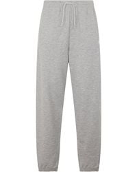 New Balance - Cotton Pants With Elastic - Lyst