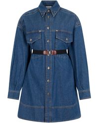 Versace - Dress With Buttons - Lyst