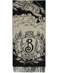 Burberry - Sciarpa reversibile in cachemire - Lyst