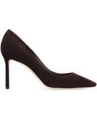 Jimmy Choo - Décolleté Romy 85 in pelle scamosciata - Lyst