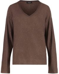 Fabiana Filippi - Maglione in lana con scollo a V - Lyst