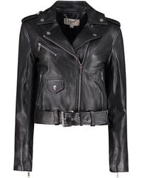 MICHAEL Michael Kors - Lambskin Jacket - Lyst