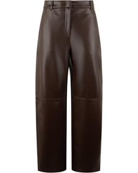 Max Mara - Wide Eco-Leather Pants - Lyst
