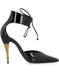 Gucci - Patent Leather Pointy-Toe Pumps - Lyst