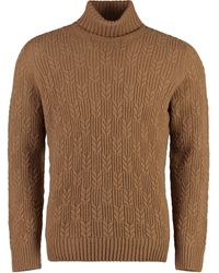 Drumohr - Wool Turtleneck Sweater - Lyst