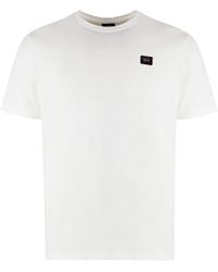 Paul & Shark - T-shirt girocollo in cotone - Lyst