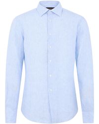 Slowear - Linen Striped Shirt - Lyst