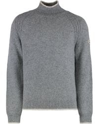 Moncler - Turtleneck Sweater Made Of Wool And Alpaca - Lyst