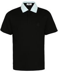 Lanvin Cotton Piqué Polo Shirt - Black