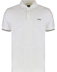 BOSS - Slim Fit Polo - Lyst