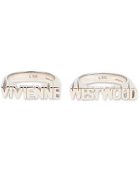 Vivienne Westwood - Set Of Two Rings Essex - Lyst