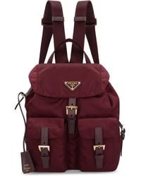 Prada - Zaino Re-Edition 1978 in Re-Nylon con logo - Lyst